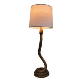 Brett Beldock for CB2 Snake Bronze Table Lamp. Original Price: $150