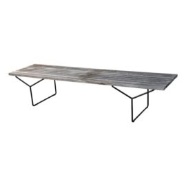 Harry Bertoia for Knoll International Outdoor/Indoor Bench, Model 400. Original Price: $3,000