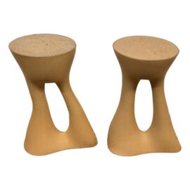 Souda Kreten Side Tables, Pair. Original Price: $6,000