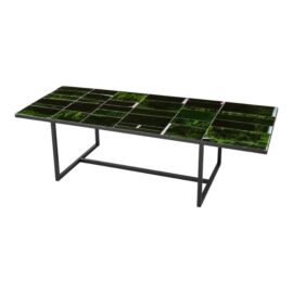 Marella Ferrera for Paola Lenti Sciara Lava Stone Tile Dining Table. Original Price: $25,400