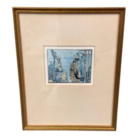 Christine Peirano “Kimono Series #9” Collage, Framed. Estimate Price: $615
