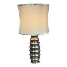 Nambé Lighting Sculptural Table Lamp. Original Price: $850