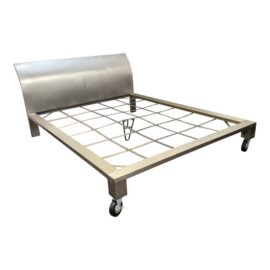Queen Size Industrial Steel Bed Frame