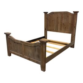 Queen Size Gallery Furniture Rustic Oasis Mansion Bed Frame. Estimated Price: $1,175