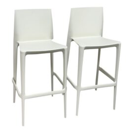 NEW Mario & Claudio Bellini for Heller Bellini Outdoor Barstools, Pair. Original Price: $850