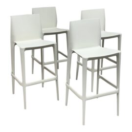 NEW Mario & Claudio Bellini for Heller Bellini Outdoor Barstools, Set of Four.  Original Price: $1,700