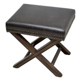 NEW Four Hands Elyse Ottoman, Durango Smoke. Original Price: $400