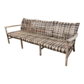 Frontgate Isola Woven Teak Sofa, Outdoor. Original Price: $1,900