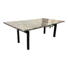 Le Corbusier LC6 Tube D’Avion Base + Bespoke Granite Top Dining Table. Estimated Price: $5,000