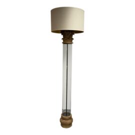 Restoration Hardware Corinthian Capital Acrylic Floor Lamp