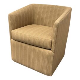 Room & Board Piedmont Striped Rolling Armchair