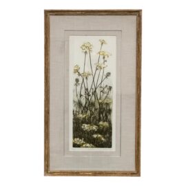 Elaine R. Simel “Wild Lace” Signed Limited Edition Etching 23/250. Estimate Price: $500