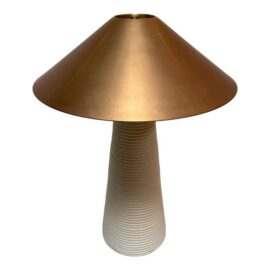Kelly Wearstler for Visual Comfort Signature Miramar Accent Lamp, Porous White. Original Price: $1,700