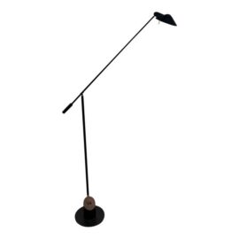 Robert Sonneman for Kovacs Feather Floor Lamp, Black