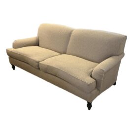 J. Fitzgerald English Traditional Rolled Arm Sofa on Casters. Estimated Price: $12,500