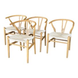 Interior Icons Wish Chairs, Set of Four. Original Price: $1,500