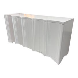 Oly Studio Jackson Buffet, White Enamel. Original Price: $5,780