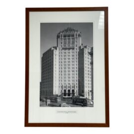 San Francisco Historical Photograph Collection Mark Hopkins Hotel Photograph, Framed