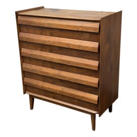 Lane Furniture First Edition Mid-Century Tallboy Dresser.  Estimated Price: $3,000