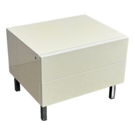 Calligaris Lacquered Two-Drawer Nightstand. Original Price: $800