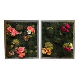 John-Richard Collection Garden Delight Panels, Set of Two. Estimated Price: $1,400