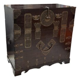Korean Bandaji Brass Mounted Storage Chest