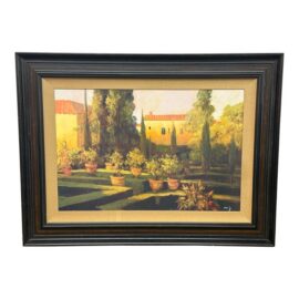 Philip Craig Verona Garden in Tuscany Giclee, Signed