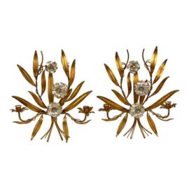 Italian Regency Wall Sconces, Pair