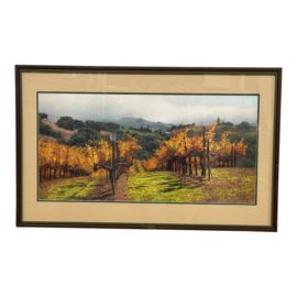 June Carey Fall Vineyard Limited Edition Giclée, Signed