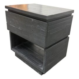 West Elm Plank Wood Nightstand