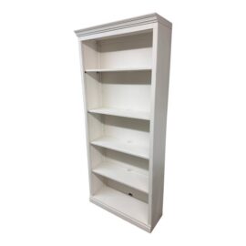 Pottery Barn Livingston Bookcase, Montauk White. Original Price: $1,200