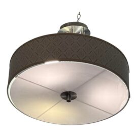Moroccan Diamond Giclee Semi Flush-Mount. Original Price: $275
