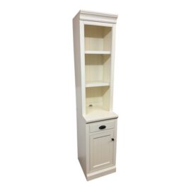 Pottery Barn Aubrey Storage Shelf With Cabinet, Dutch White. Original Price: $1,100