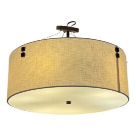 Justice Design Group Finials Drum Pendant. Original Price: $480