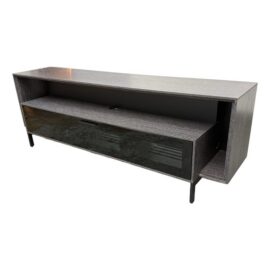 NEW BDI Cavo Model 8167 Graphite Home Theater Cabinet. Original Price: $1,850