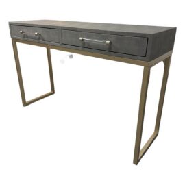 NEW Jamie Young Kain Faux Shagreen Console Table. Original Price: $950