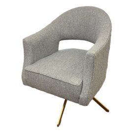 Lulu & Georia Amaris Swivel Office Chair, Gray. Original Price: $1,300