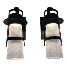 NEW Modern Forms Balthus Outdoor Sconces, Pair. Original Price: $700