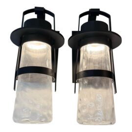 NEW Modern Forms Balthus Large Outdoor Sconces, Pair. Original Price: $1,200