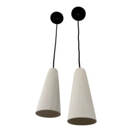 Jonathan Browning Studios Montfaucon Pendants, Pair. Original Price: $3,000