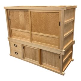 Berkeley Mills Maple Audio/Visual Tansu Cabinet. Original Price: $12,000
