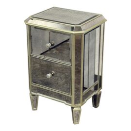 Stein World Petite Two-Drawer Mirrored Chest. Original Price: $360