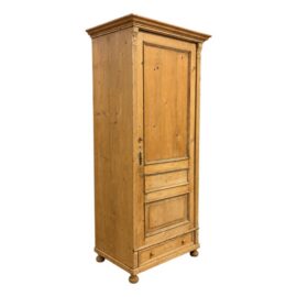 Traditional Pine Single Door Armoire