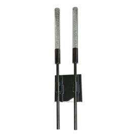 Sonneman Champagne Wands Two Arm Led Wall Sconce. Original Price: $1,185
