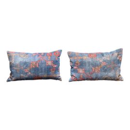 Pottery Barn Dara Lumbar Pillows, Pair. Original Price: $100