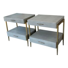 Interlude Home Morand Nightstands, Pair. Original Price: $3,400