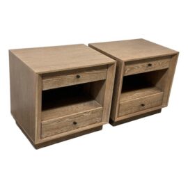 West Elm Matias Nightstands, Pair. Original Price: $1,000