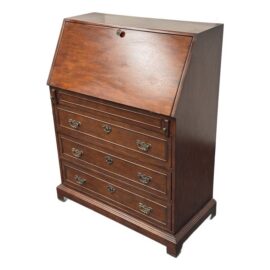 Wood Secretary Desk Chest