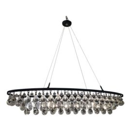 Ochre Arctic Pear Oval Chandelier. Original Price: $25,000