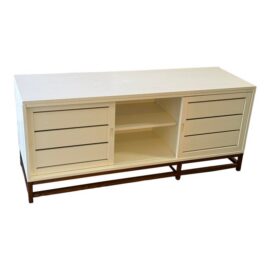 Crate & Barrel Clapboard Media Console, White. Original Price: $900